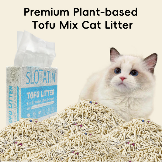 Premium Mix Tofu Cat Litter(2.3kg),Clumping Cat Litter,Ultra absorbent,Comfort odour