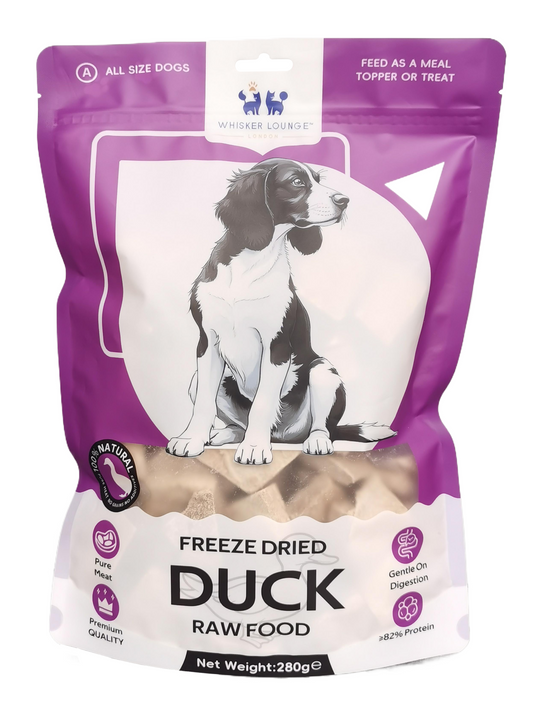 Pet dog snacks, pet freeze-dried, 280g large package, chicken and duck flavors, suitable for all ages of dogs